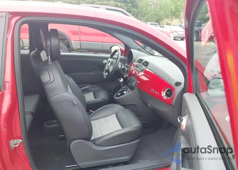 2012 Fiat 500 Sport из США, поврежденный, VIN 3C3CFFBR3CT105055